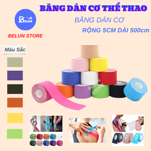 Băng dán cơ thể thao, băng keo dán cơ đa năng