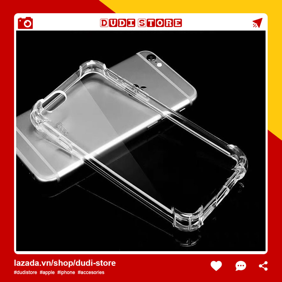 Ốp lưng silicon chống sốc phát sáng iPhone 6/6S/6Plus/6SPlus/7/8/7Plus/8Plus/X/XS Max - DuDi Store ( Dudi Store )