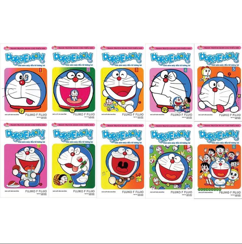 Sách - Combo Doraemon ngắn - 10 quyển