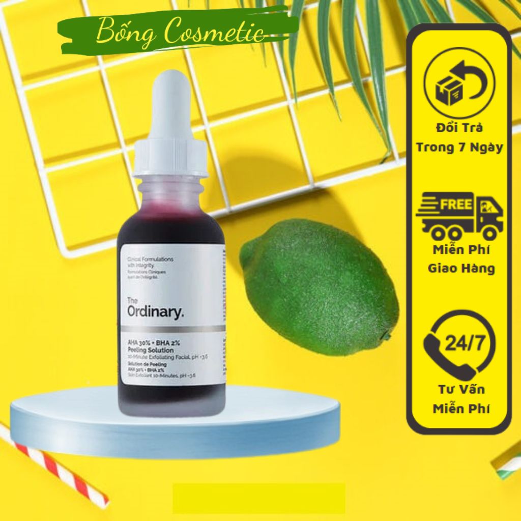 The ordinary aha 30% + bha 2% peeling solution full size 30ml