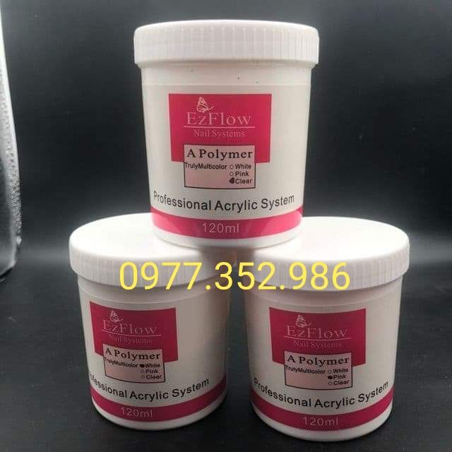 Bột đắp móng chính hiệu Ezflow hũ 120g