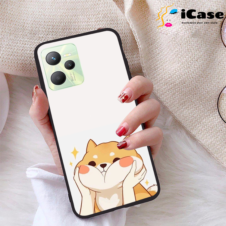 Ốp lưng realme c35 viền dẻo tpu bst kawai
