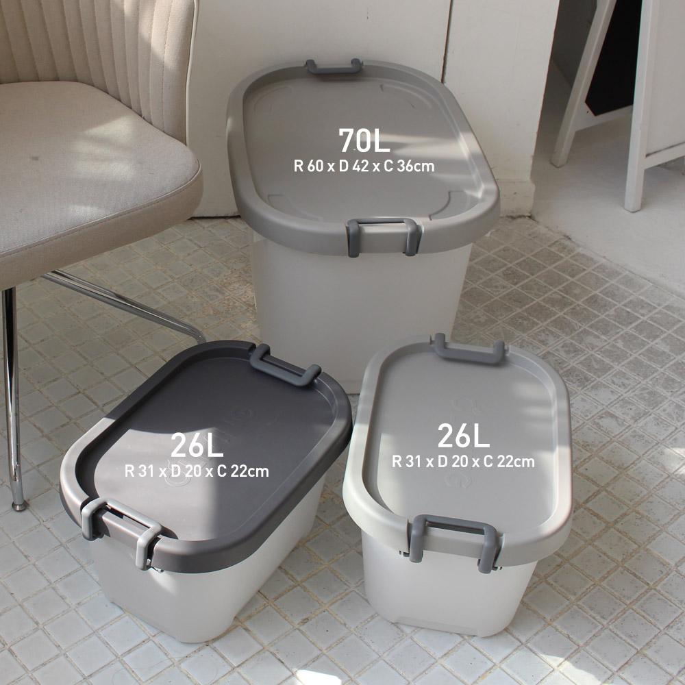 Thùng đựng đồ đa năng Curve livingbox 70L