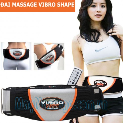 Đai Massage Bụng Tốt Điện Máy Xanh, Đai Massage Bụng Hàn Quốc Máy Massage Nóng Và Rung Tan Mỡ Bụng Vibro Shape Hiện Đại - Bảo Hành 12 Tháng