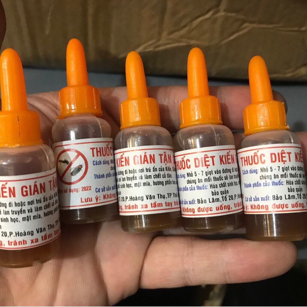 Combo 3 lọ thuốc diệt kiến gián tận gốc sinh học hiệu quả 10ml