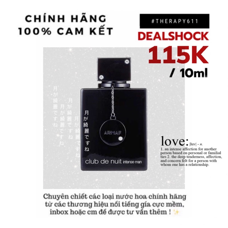 Nước hoa club de nuit intense edp