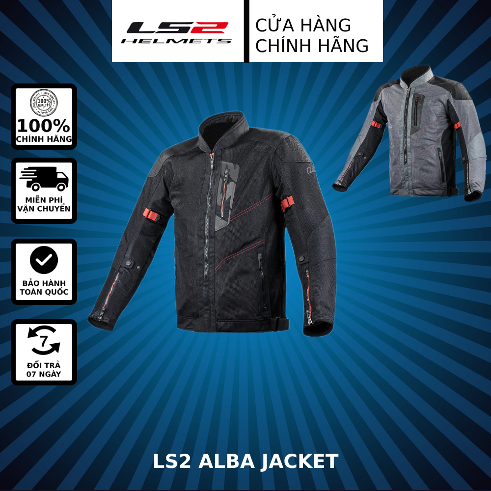 Áo giáp ls2 alba man jacket