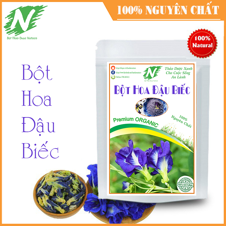 [HCM]Bột Hoa Đậu Biếc Nguyên Chất 100g
