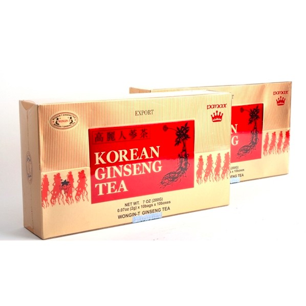 COMBO 5 Hộp trà sâm cao cấp Korean Ginseng Wongin - T tặng 1 bịch kẹo sâm 200gr