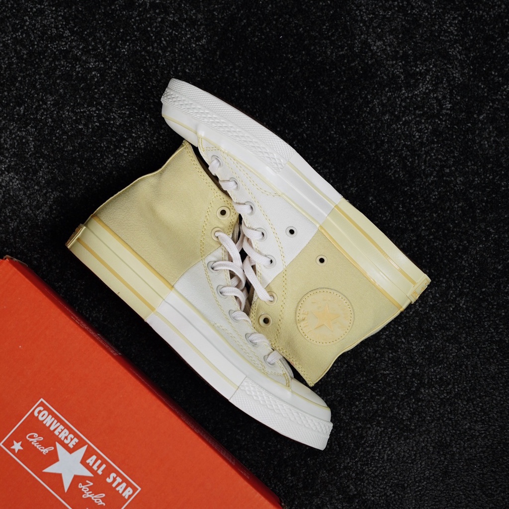 Converse Chuck 70s Yellow White Stitching High-Top Casual Sneakers |  