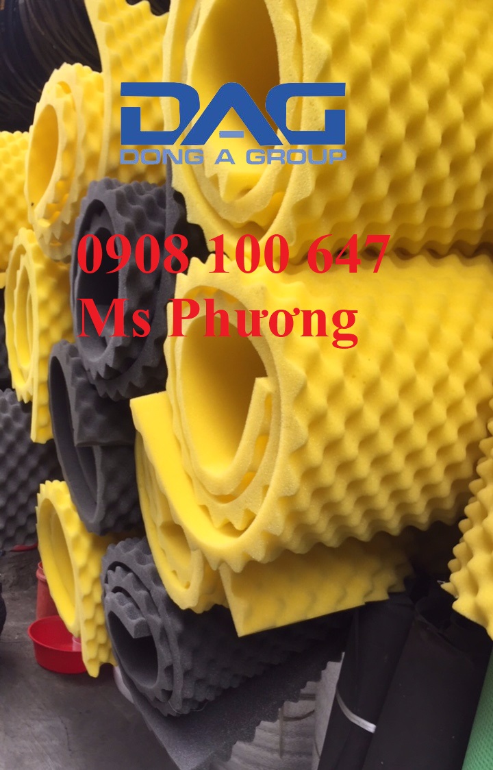 Mút trứng gà mút hột gà cách âm tiêu âm tường khổ lớn 1m6x2m dày 5cm
