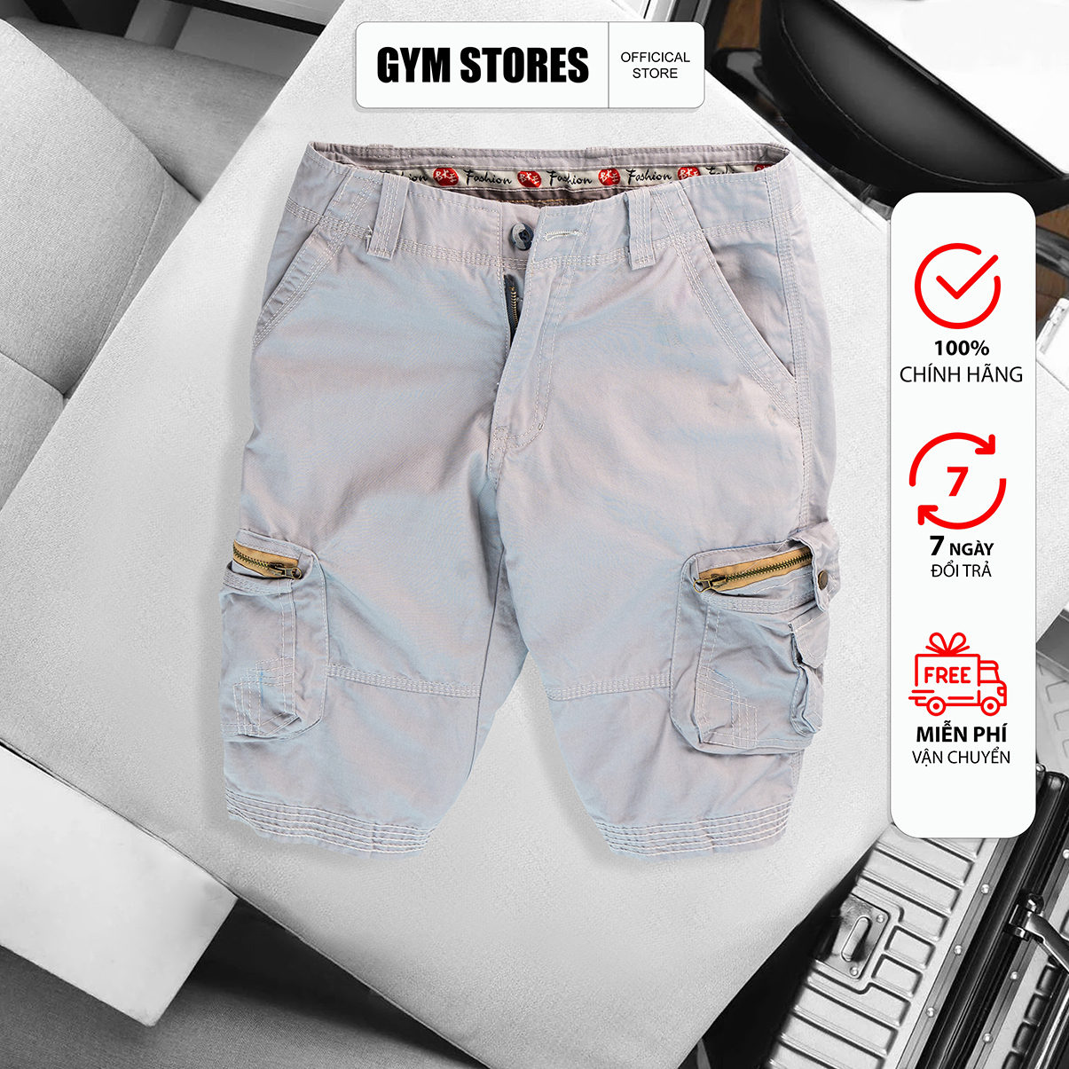 QUẦN SHORT NAM KAKI TÚI HỘP CAO CẤP GIÁ SỈ SAI 28 ĐẾN 36 HC