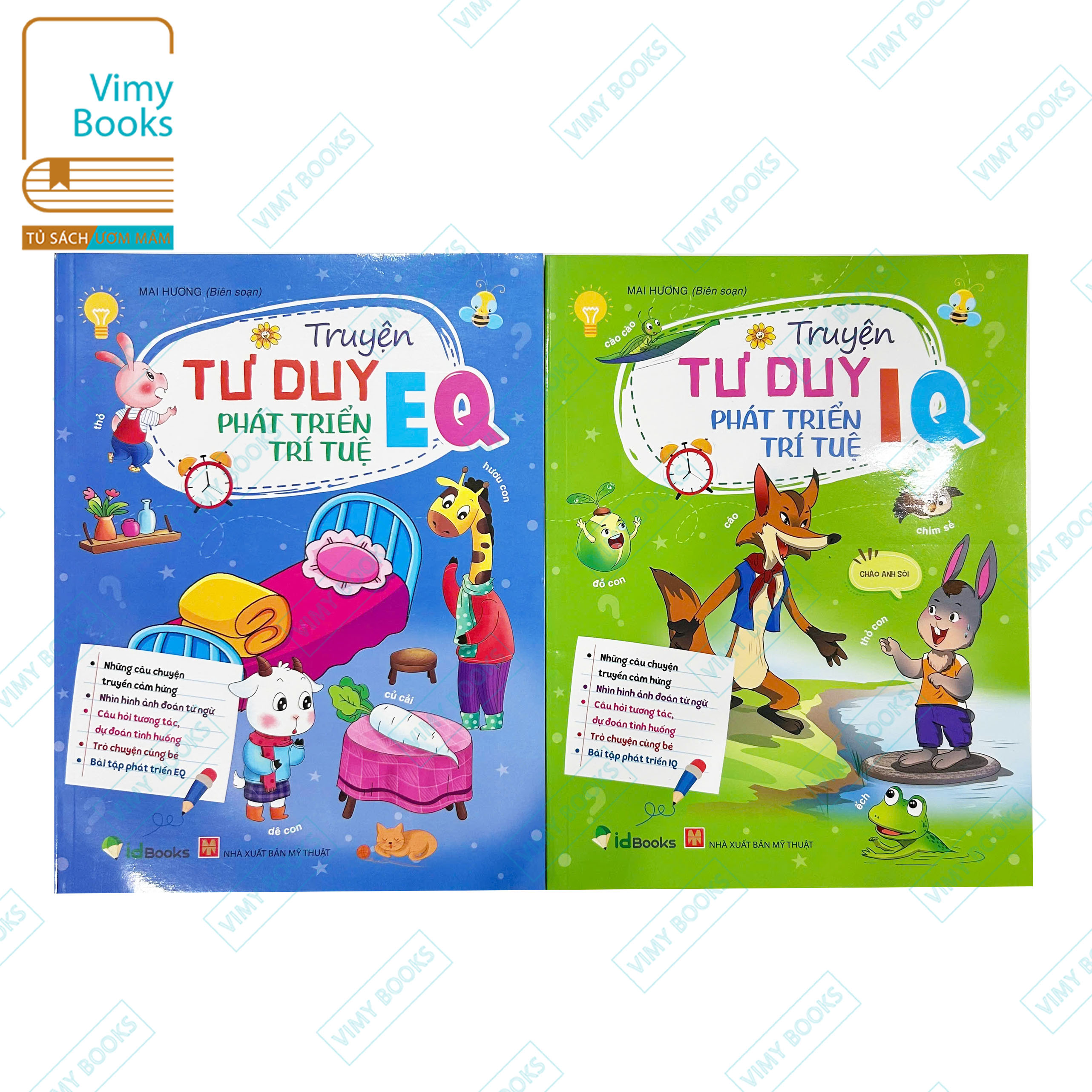 Sách - Trọn Bộ 2 Cuốn Truyện Tư Duy Phát Triển Trí Tuệ EQ IQ
