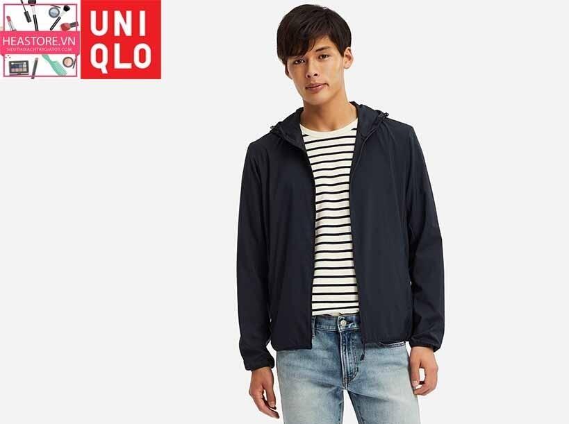 ÁO CHỐNG NẮNG DÙ NAM UNIQLO MẪU MỚI 2019 - 69 Navy