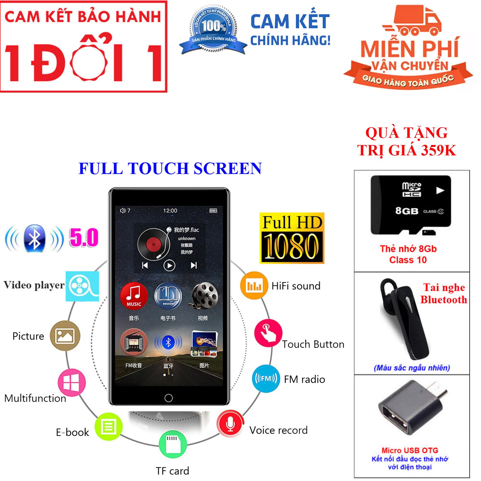 Quà Tặng Trị Giá 359K - Máy Nghe Nhạc Lossless MP3 MP4 Bluetooth Màn Hình Cảm Ứng 3 inch Ruizu H1 Bộ Nhớ Trong 8GB Cao Cấp - Máy nghe nhạc MP3 RUIZU H1 Màn hình cảm ứng Kết nối Bluetooth Dung lượng 8GB Thu âm Nghe ebook