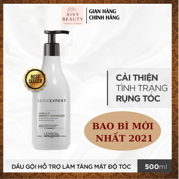 Dầu Gội Chống Rụng và Kích Thích Mọc Tóc Loreal Professionnel Serie Expert Omega 6 Density Advanced Bodifying Shampoo 500ml