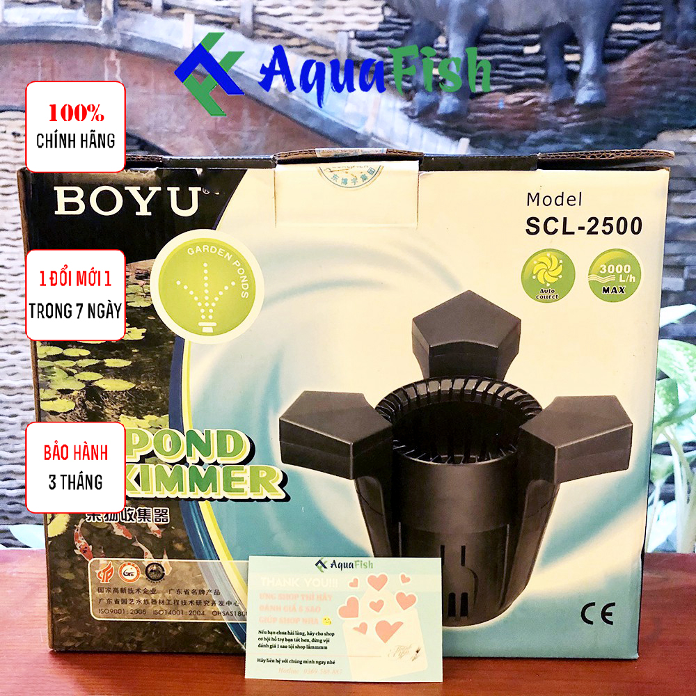 Hút mặt cho hồ cá koi Boyu SCL 2500 - SCL 3500