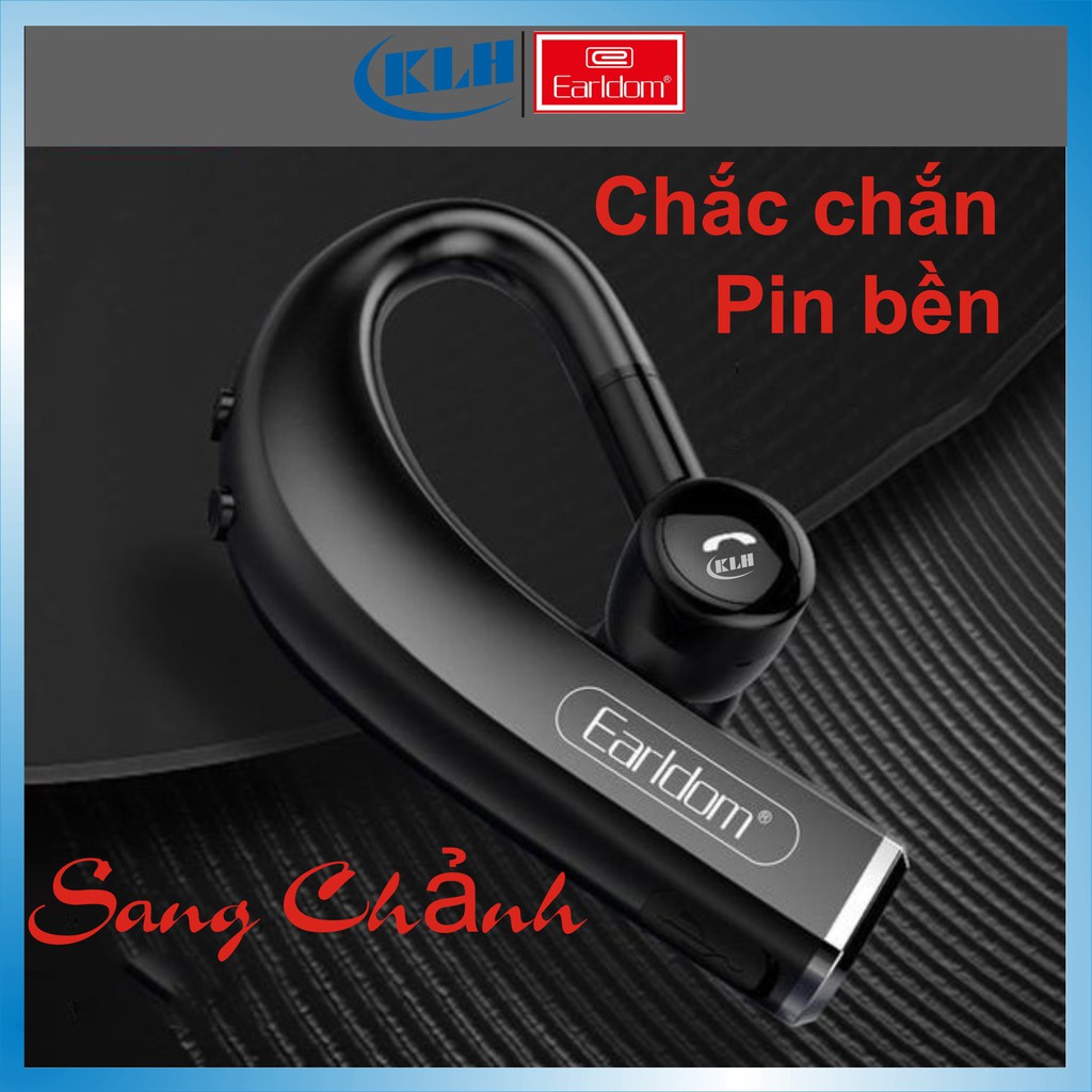 Tai nghe đàm thoại Bluetooth Earldom BH35 - tai không dây nghe gọi có mic nghe nhạc bass mạnh KLH