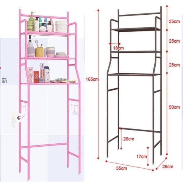 Kệ để đồ nhà tắm nhà vệ sinh sau Toilet thông minh (giao màu ngâu nhiên )