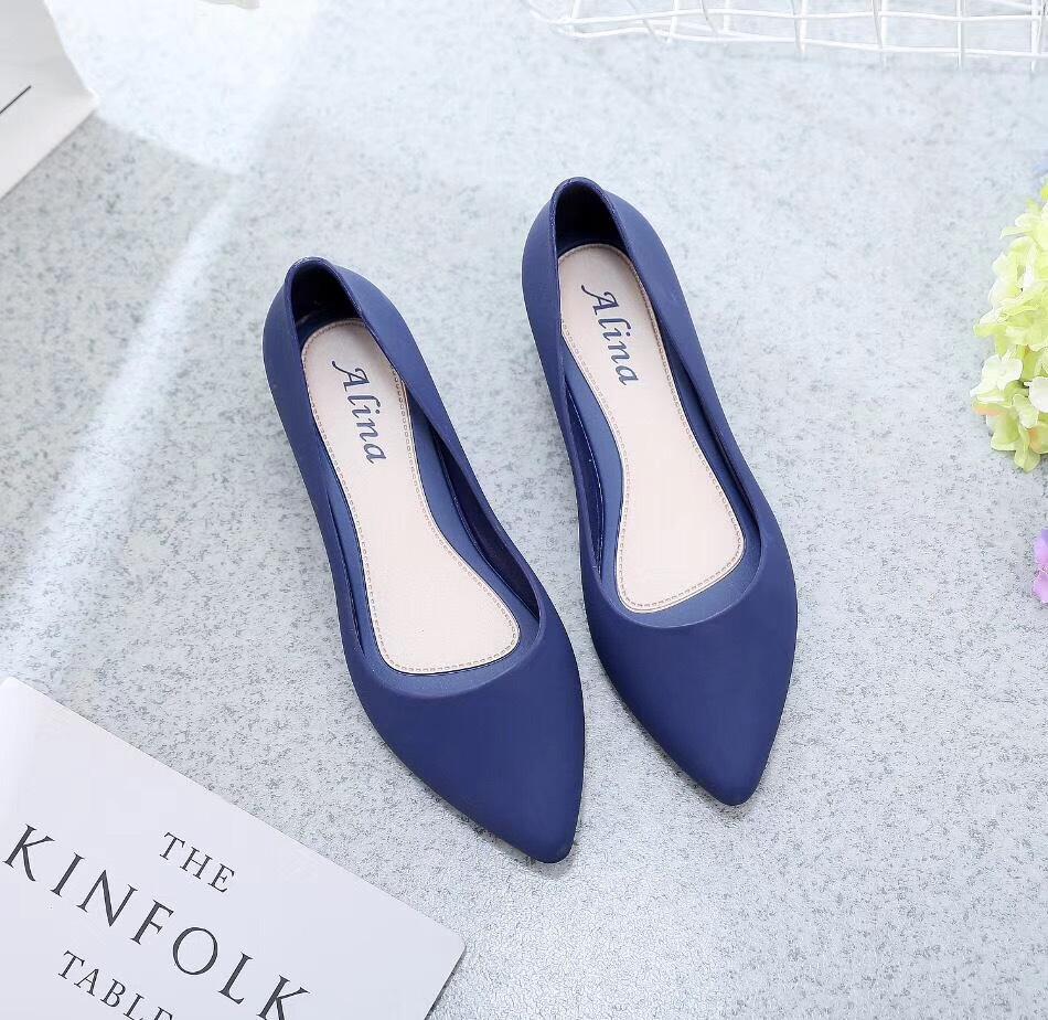 Giày nữ đế xuồng, đi mưa không thấm nước - TheKanta GN012