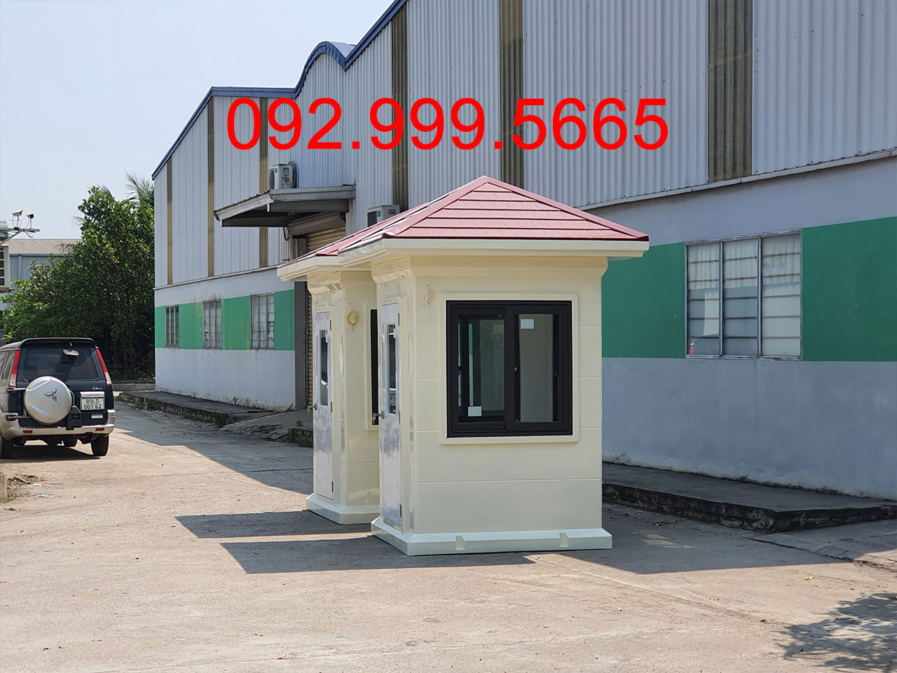 Bốt bảo vệ composite dành cho khu đô thị, trạm gác an ninh dành cho biệt thự