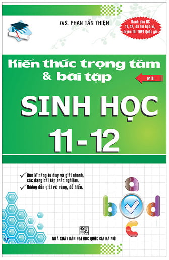 Fahasa - kiến thức trọng tâm và bài tập sinh học lớp 11 - 12