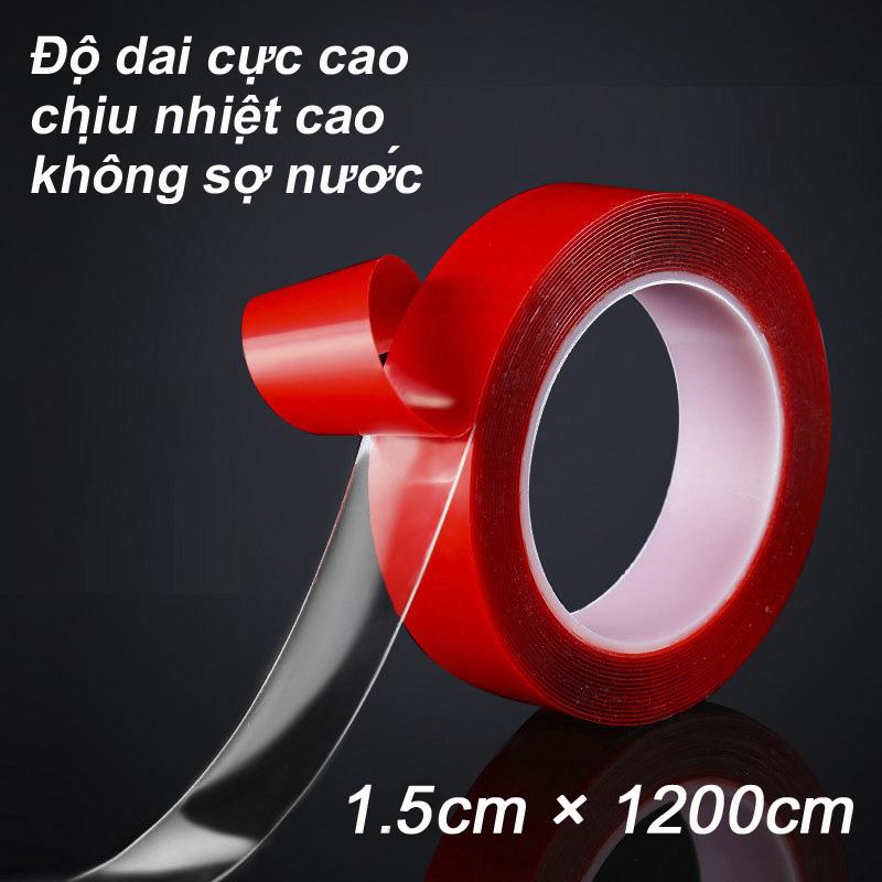 [HCM]Keo 2 mặt cường lực keo silicon chống nước không vết bẩn（3M x 4CUỘN）