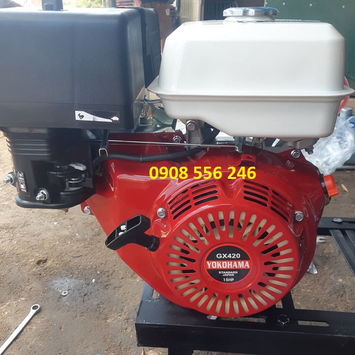 Động cơ chạy xăng có đề yokohama 15hp