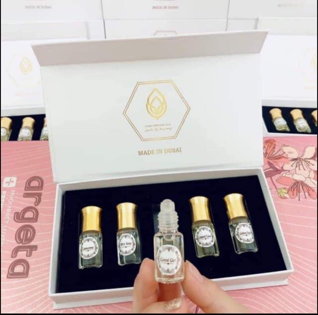 [Hàng chuẩn- Thơm lâu] Lẻ/Nguyên sét 5 Chai Tinh dầu Nước hoa Dubai Nhẹ nhàng, Quyến rũ