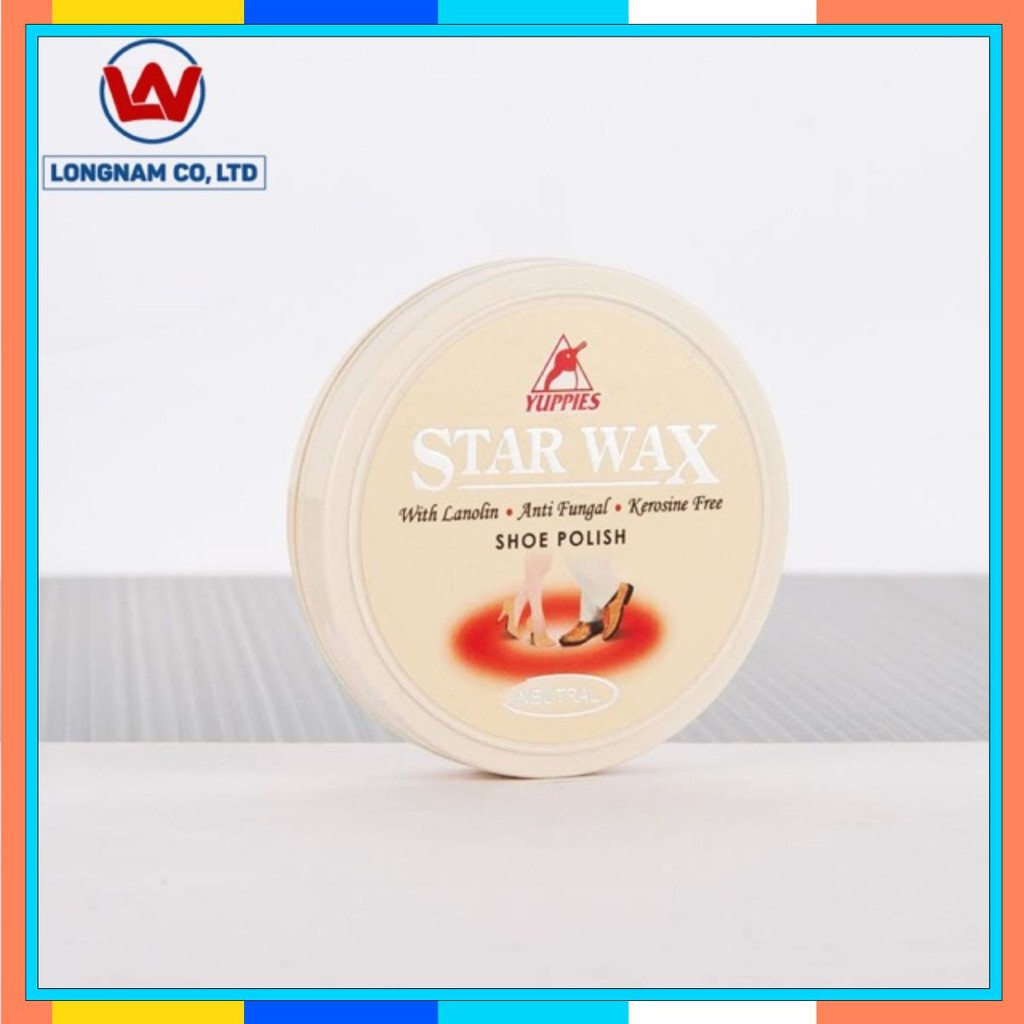 Xi Đánh Giày Không Màu YUPPIES Star Wax Neutral 48ml (NHẬP KHẨU CHÍNH HÃNG MALAYSIA)