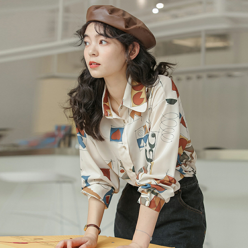 Áo sơ mi nữ, áo sơ mi nữ phong cách retro