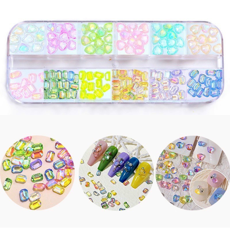 Phụ kiện Đá pha lê trang trí móng tay nail