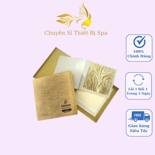 Combo 100 miếng mặt nạ vàng lá 24k nguyên chất