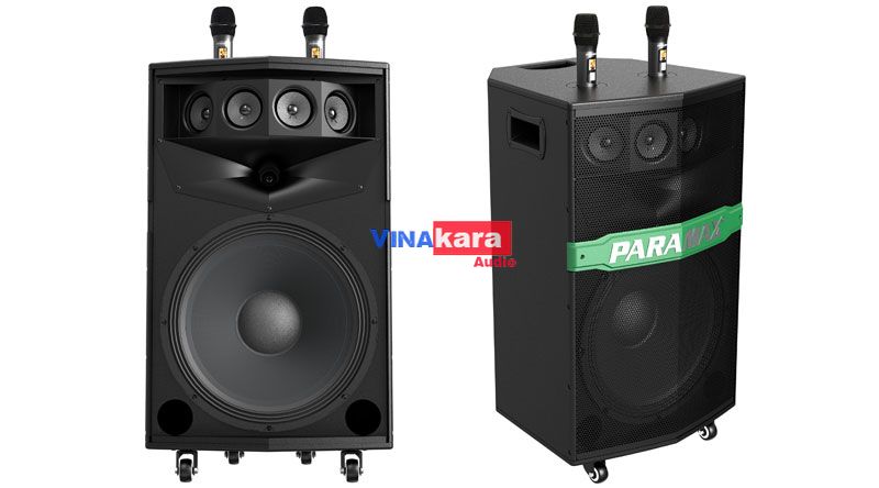 Loa di động PARAMAX GO-300S là sản phẩm giải trí đa năng hoạt động ổn định hiệu suất cao kèm 2 micro UHF cao cấp ca nhẹ