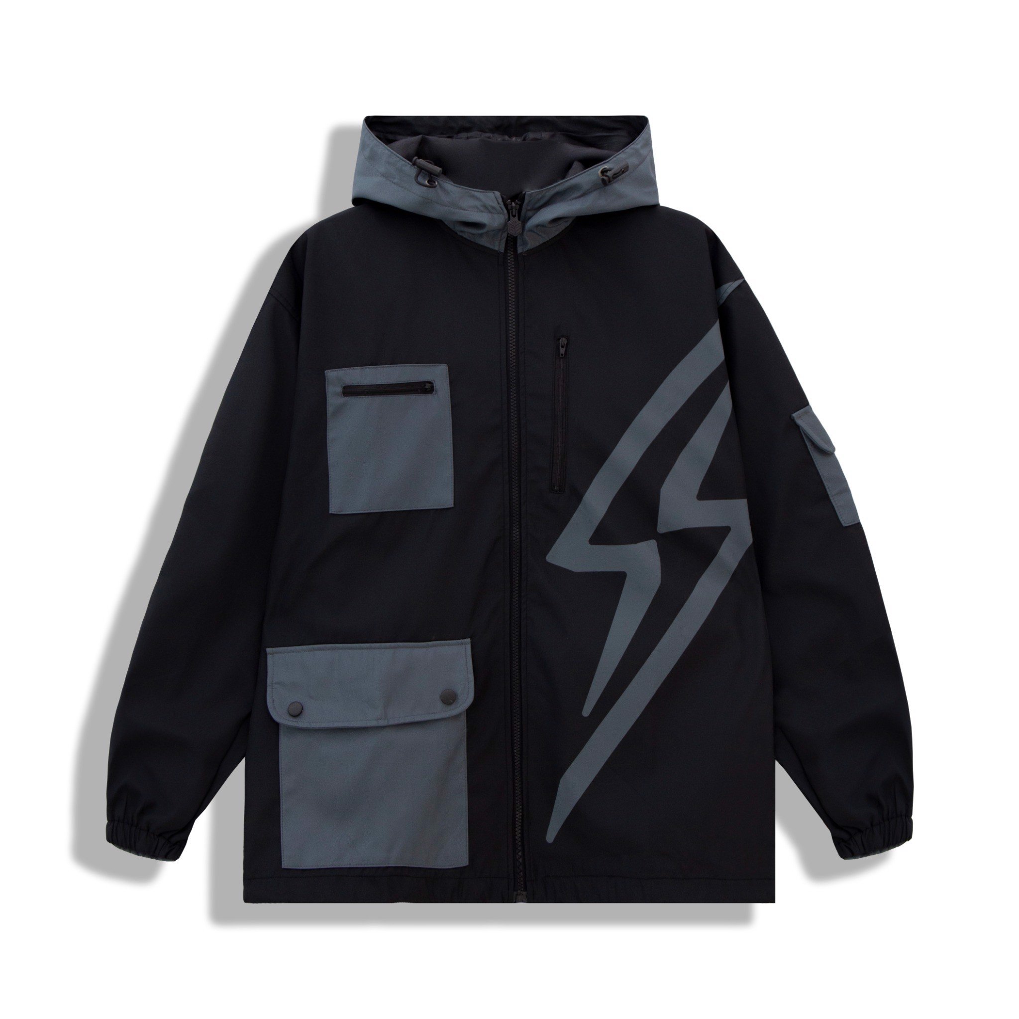 Aó khoác nam swe bolt jacket vải dù hai lớp dày dặn