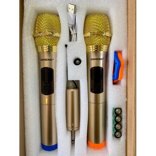 Mic karaoke ko dây đa năng zansong s28