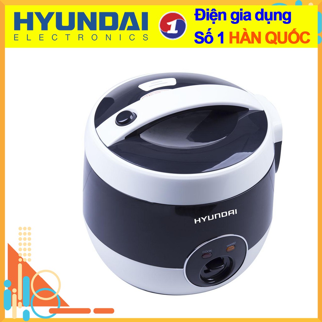 Nồi cơm điện cơ hyundai hàn quốc hde 2000r công suất 500w 1.2l công nghệ nấu 3d giữ nhiệt lâu - bảo hành chính hãng 12 tháng