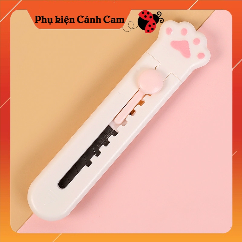 Dao rọc giấy hình chân mèo dễ thương tiện dụng, Dọc giấy mini, Cắt giấy - Phụ kiện Cánh Cam