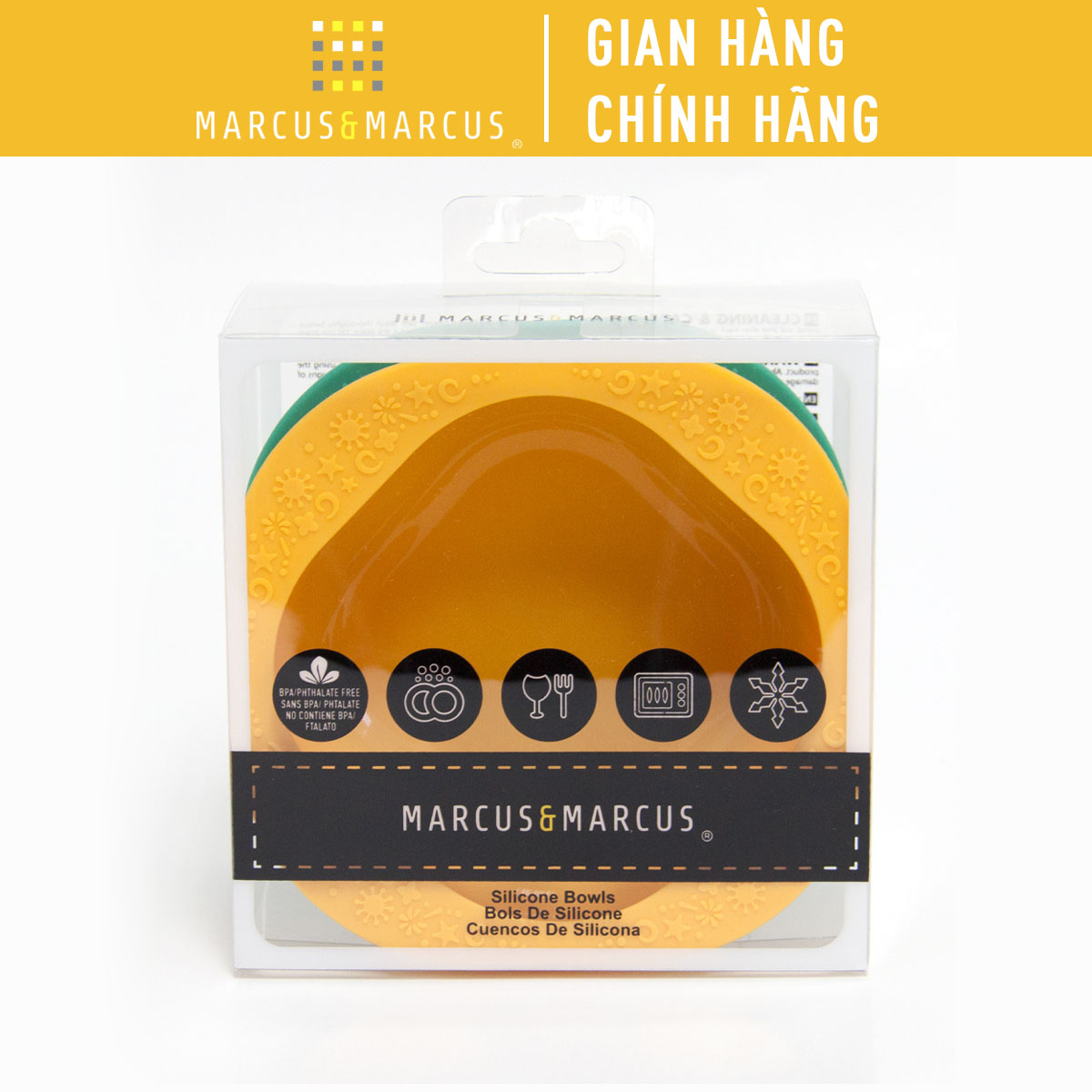 Bát Ăn Dặm Silicon Set 2 Cái Cho Bé Marcus & Marcus - Lola & Ollie
