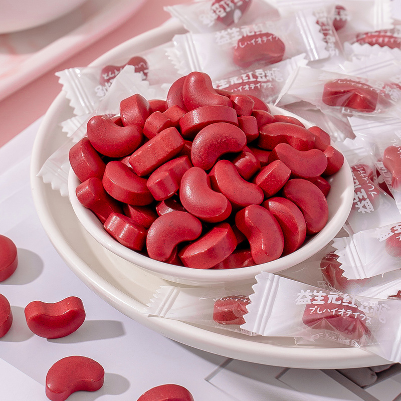 [Hàng mới về] Combo 1000g Kẹo đậu đỏ/Kẹo đậu đỏ và lúa mạch prebiotic/Viên sữa đậu đỏ prebiotic/Viên kẹo sữa đậu đỏ thơm ngon ít ngọt