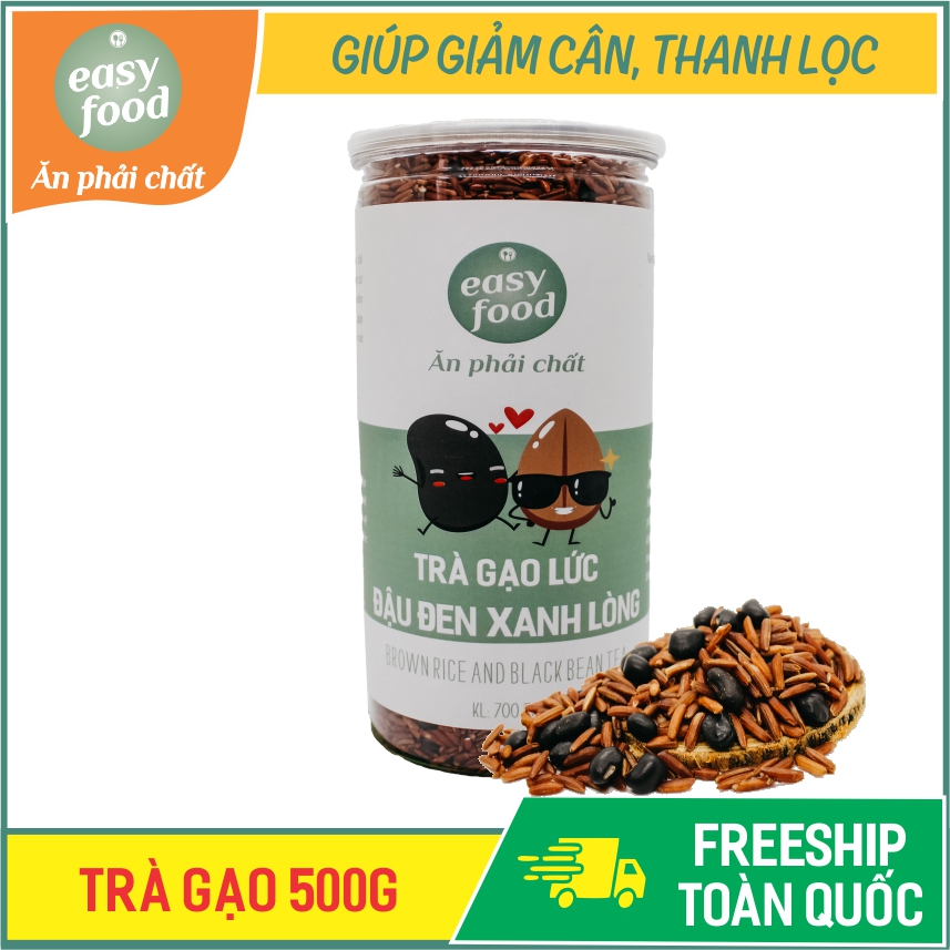 Trà gạo lứt đậu đen xanh lòng 500gr - Giúp giảm căng thẳng, thanh lọc cơ thể