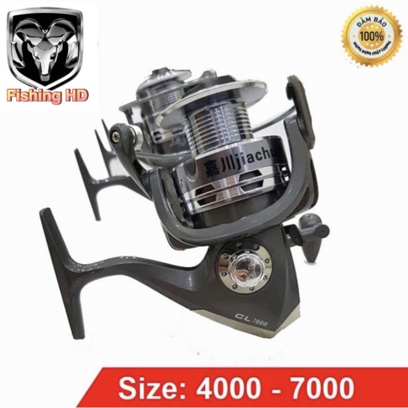Máy câu cá jiachuan cl máy câu đứng máy câu cá kim loại giá rẻ mc4