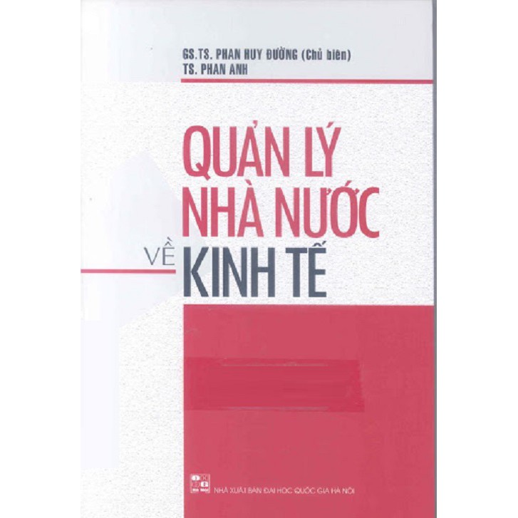 Sách quản lý nhà nước về kinh tế - phan huy đường