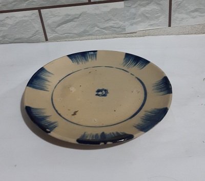 Combo 5 đĩa đựng cơm tấm ( bằng sành thô sơ)