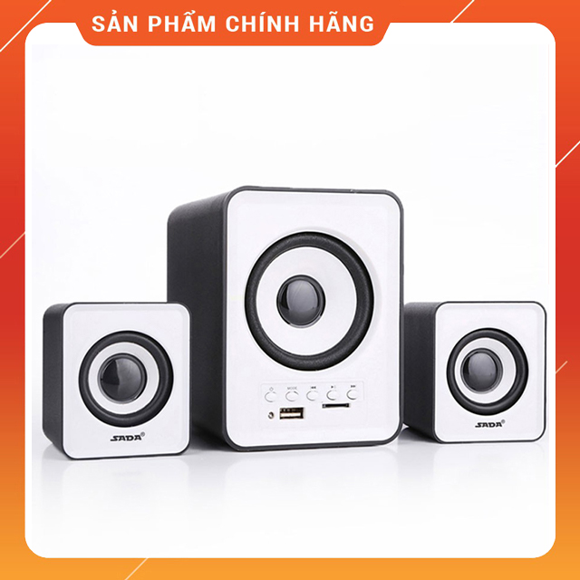 Bộ loa nghe nhạc máy vi tính để bàn gaming sada d-230 hỗ trợ bluetooth, usb, thẻ nhớ, jack 3.5