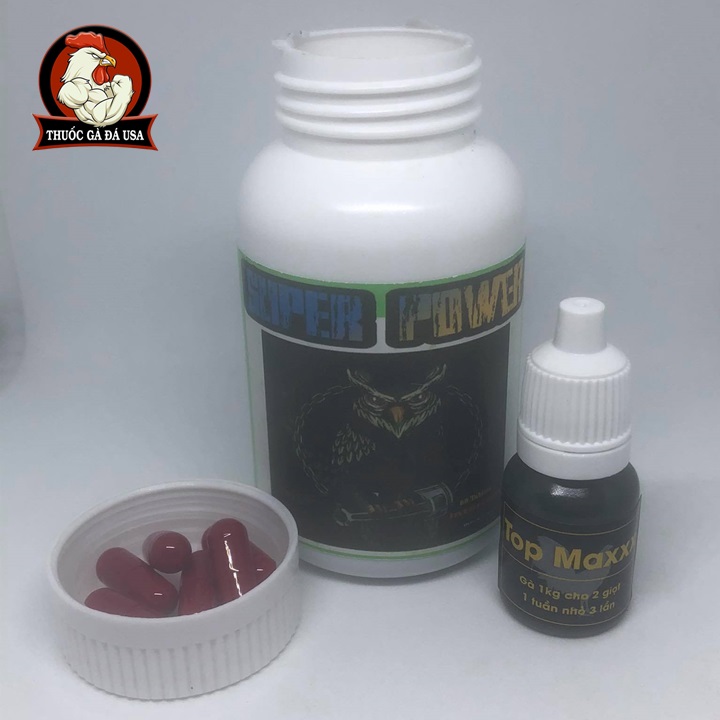 Bán chạy combo nuôi hiệu quả nhộng đỏ và topmax cho gà - bộ x 2 chai