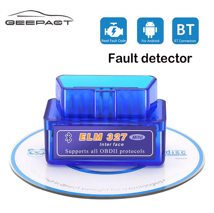 Geepact Dụng Cụ Quét Xe Hơi Mini, Máy Kiểm Tra Bluetooth ELM327 OBD2 OBDII Dụng Cụ Chẩn Đoán Ô Tô Tự Động Công Cụ Quét Giao Diện Chẩn Đoán Dành Cho Thiết Bị Android Windows Linux