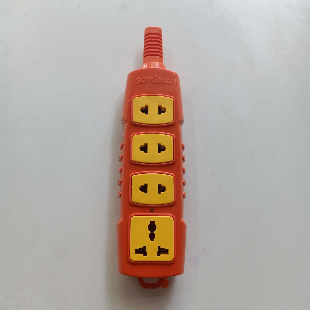 Ổ cắm siêu tải  chưa có dây 4 lỗ 6000W SOPOKA