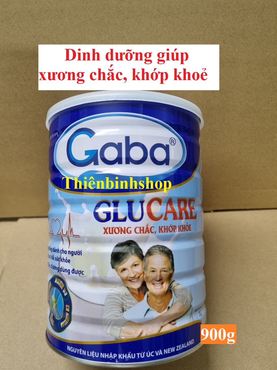 Sữa Gaba Glucare dinh dưỡng dành cho người trung và cao tuổi . HSD 2026