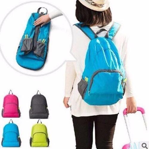 Balo du lịch gấp gọn vải dù không thấm nước-giá sốc